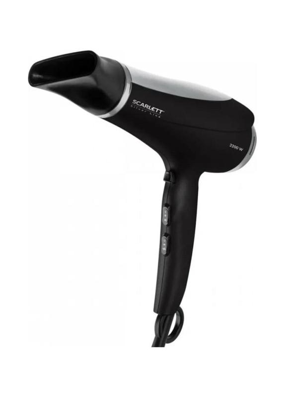Фен SCARLETT SC-HD70I76, 2200Вт, черный