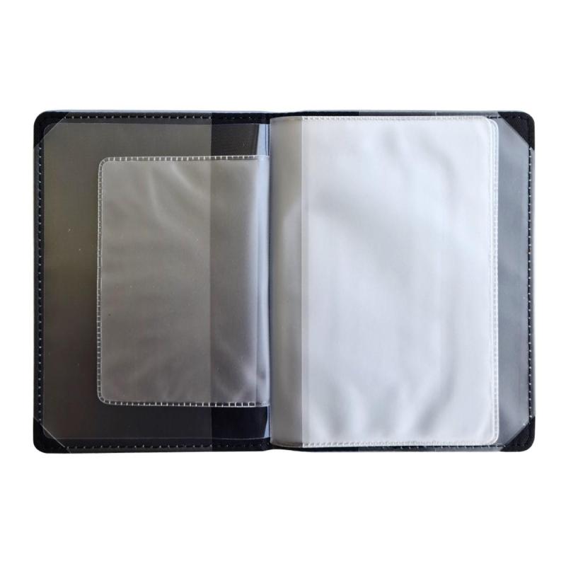 Обложка для автодокументов, 100х135мм, искусс кожа. Modern IDL032/brown