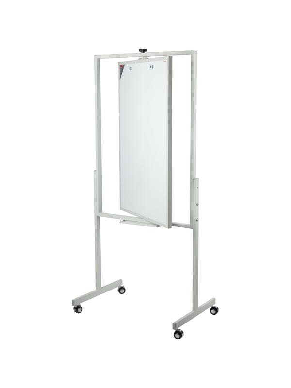 Флипчарт магнитно-маркерный Комус 70х100 двусторонний, на роликах