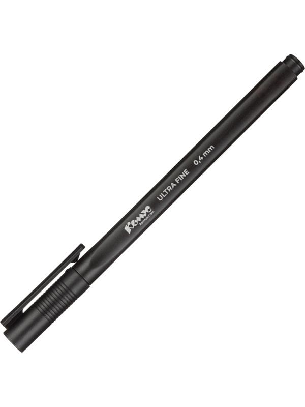 Линер Комус Ultra Fine 0.4 мм, черный