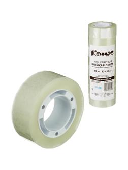 Клейкая лента канцелярская Комус 19х33 , 8 шт./уп.