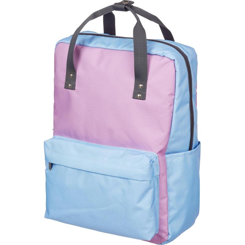 Рюкзак №1School Квадро Лиловый,1 отд., 3 кармана,37х28х13