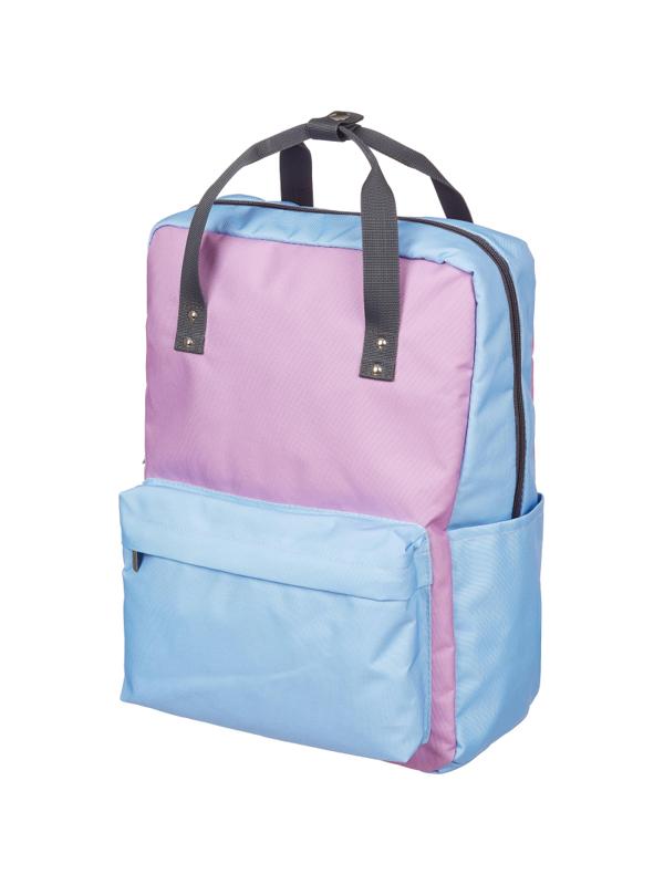 Рюкзак №1School Квадро Лиловый,1 отд., 3 кармана,37х28х13