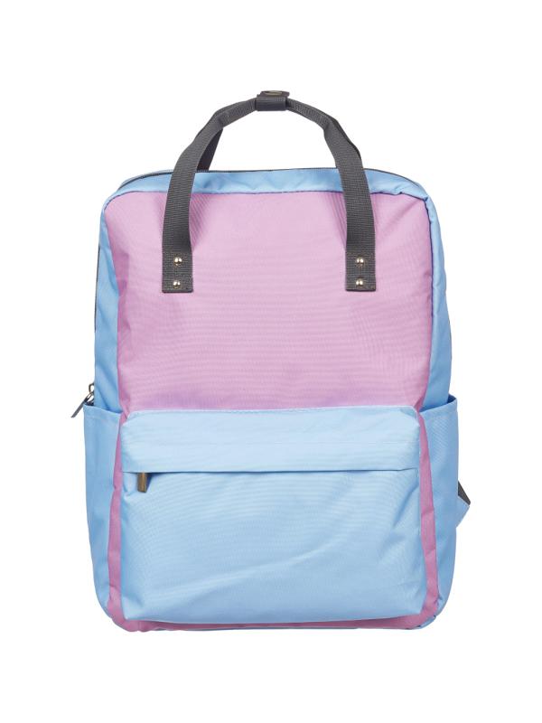 Рюкзак №1School Квадро Лиловый,1 отд., 3 кармана,37х28х13