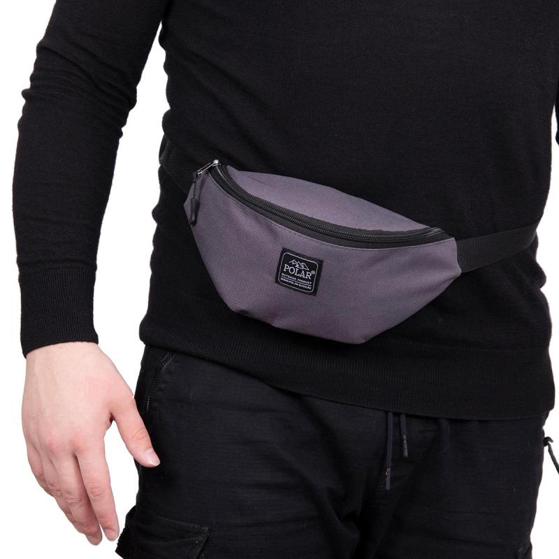 Сумка поясная Polar NEW серая, П17002