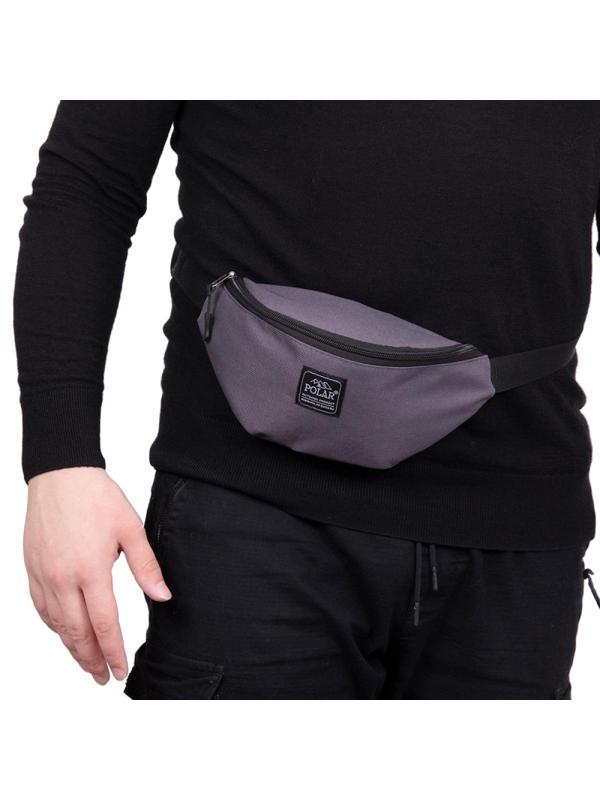 Сумка поясная Polar NEW серая, П17002