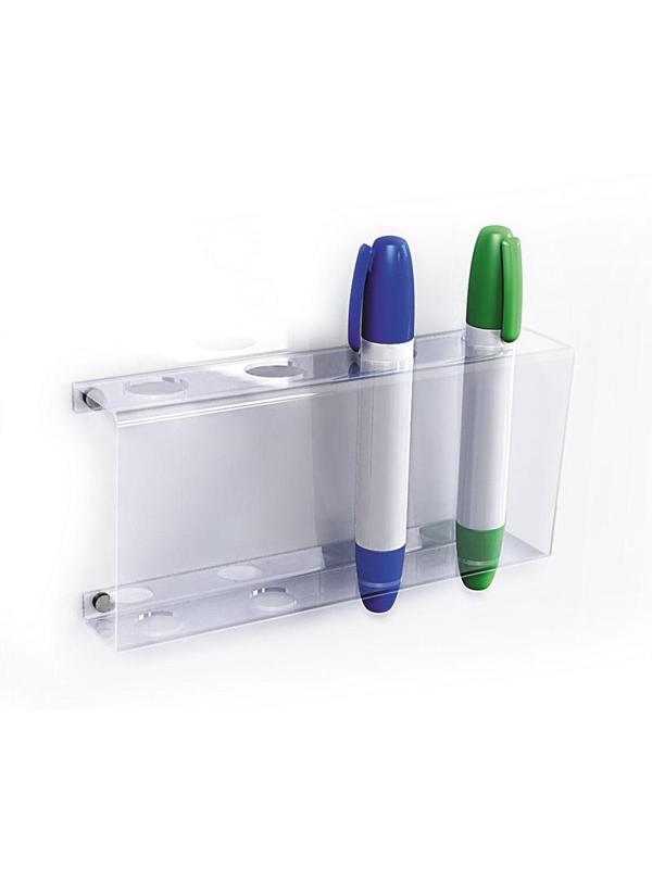 Держатель магнитный для маркеров Комус прозрачный акрил