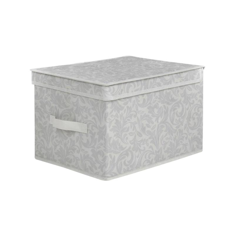 Короб для хранения одежды GENTLE 30х40х25 с крышк,складн,полип,HHSS-4020-01