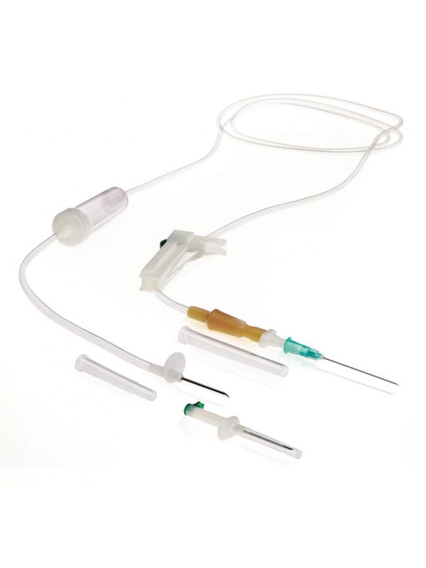 Система переливания р-ров одноразовая (металл.шип ) игла 0,8х40 21G SFM