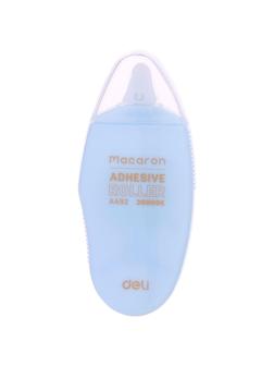 Клей ленточный Deli Macaron 6мм x8м двусторон из полипр в дисп, в ассор