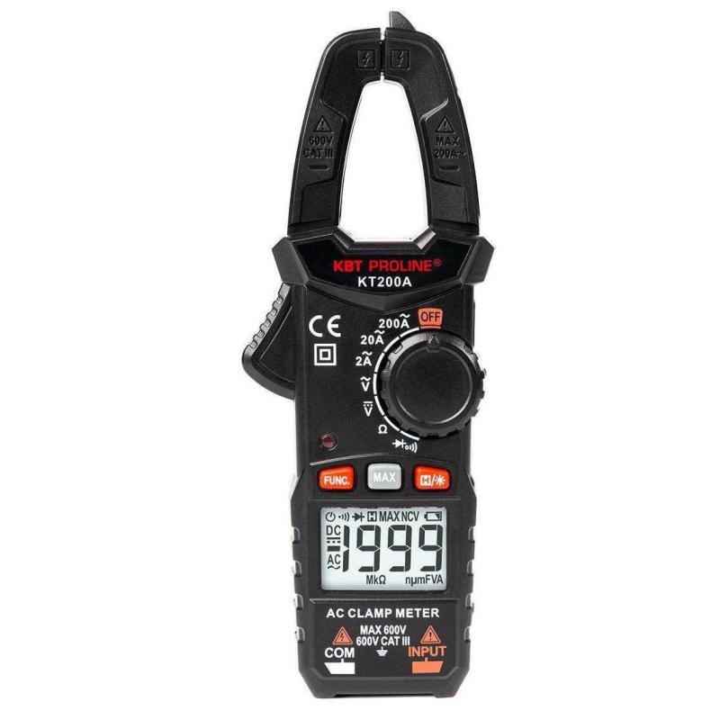 Клещи токовые цифровые KT 200A PROLINE (КВТ)