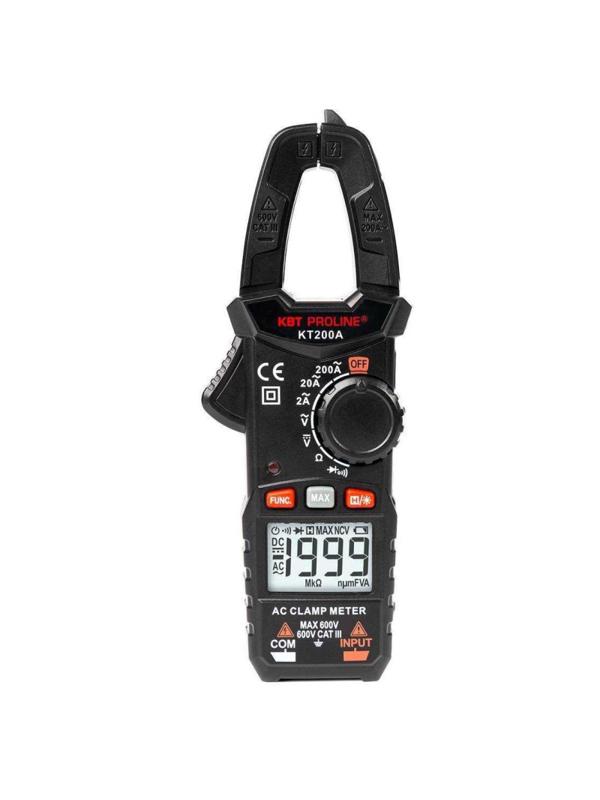 Клещи токовые цифровые KT 200A PROLINE (КВТ)
