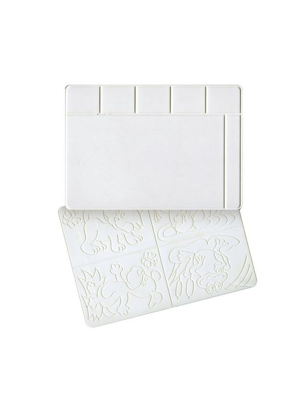 Доска для лепки 3,А4,с раздел.ячейками,для пластилина