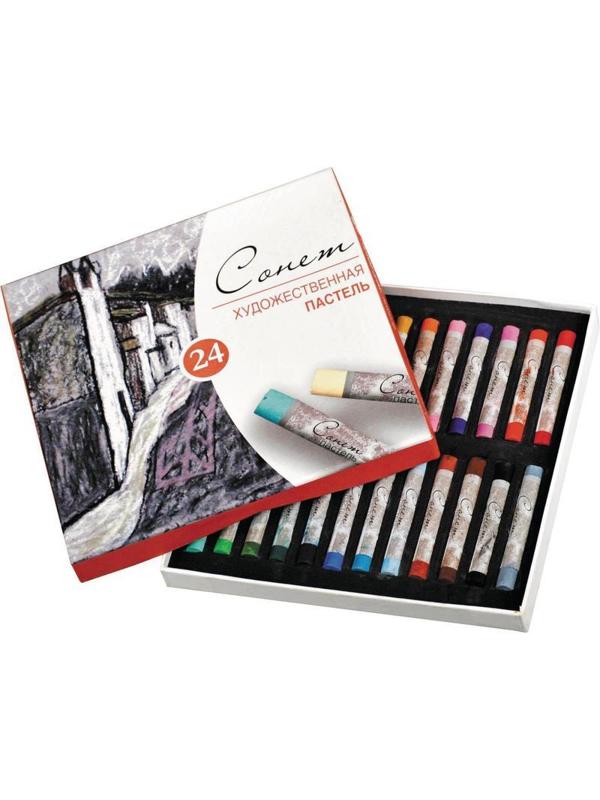 Пастель сухая Сонет 24цв 7141224
