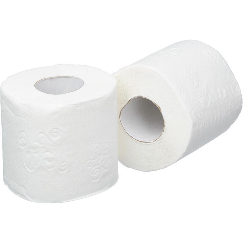 Бумага туалетная Luscan Comfort 2сл бел 100%цел втул 21,88м 175л 12рул/уп