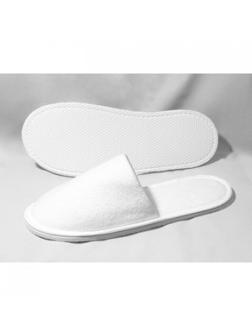 Тапочки одноразовые БизнесМахраСпанбонд,закр.мыс,махр180г/м2,Эва 5мм,100пар