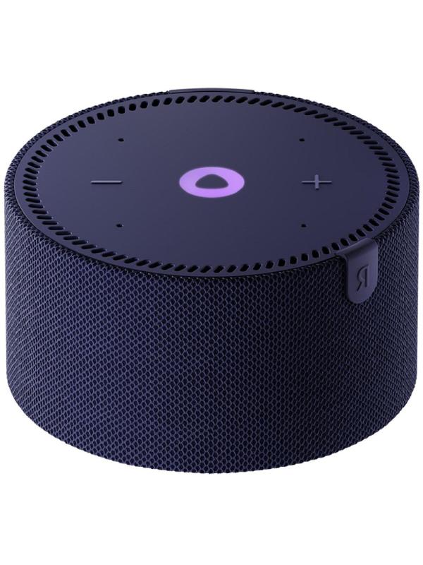 Умная колонка Яндекс.Станция Мини с часами, cиний сапфир (YNDX-00020B)