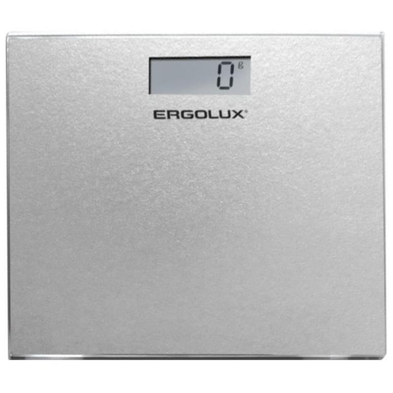 Весы ERGOLUX ELX-SB02-C03 серые металлик, 180 кг