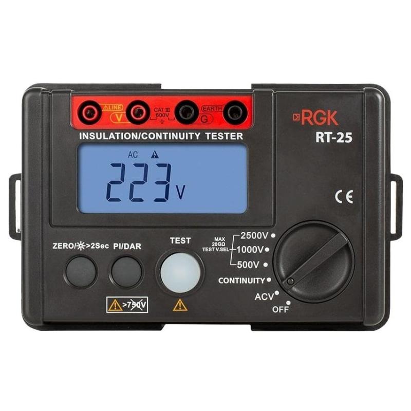 Мегаомметр RGK RT-25 779708 С ПОВЕРКОЙ
