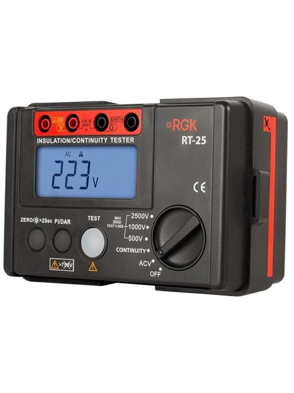 Мегаомметр RGK RT-25 779708 С ПОВЕРКОЙ