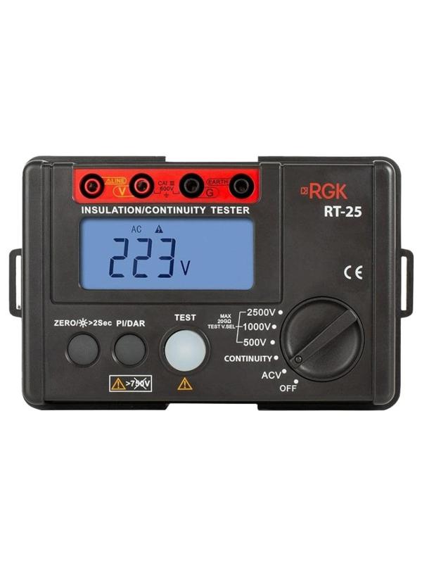Мегаомметр RGK RT-25 779708 С ПОВЕРКОЙ