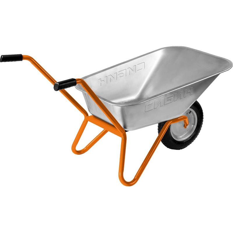 Тачка садовая одноколесная СИБИН СТ-11 65 л 90 кг