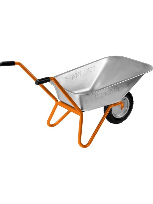 Тачка садовая одноколесная СИБИН СТ-11 65 л 90 кг