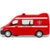Металлическая машинка WGT Car «Mercedes-Benz Sprinter: Пожарная машина» 887-28А свет и звук, инерционная / Красный