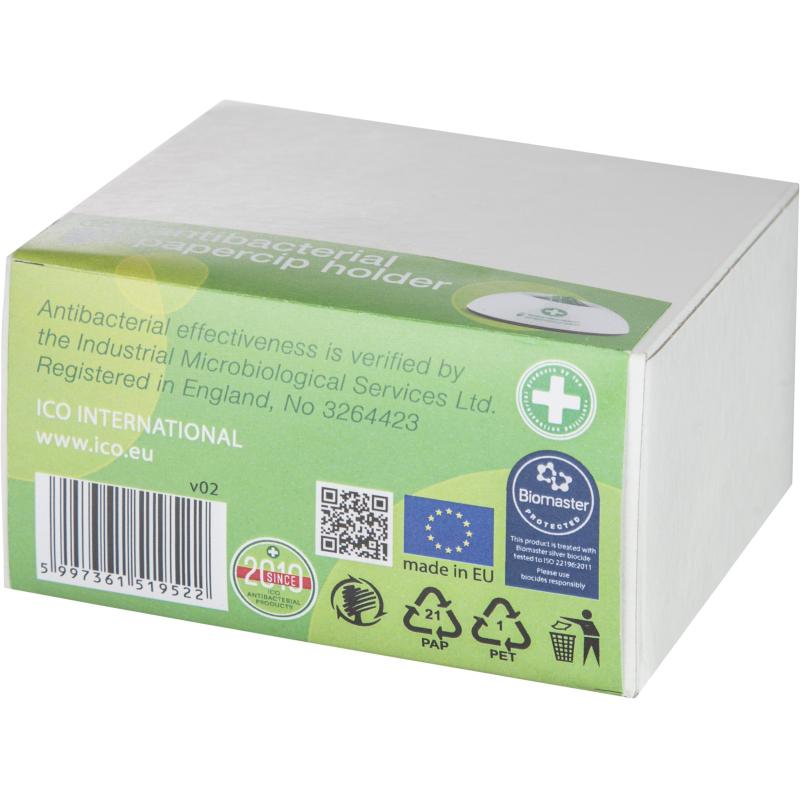 Скрепочница магнитная ANTIBACTERIAL PAPERCLIP HOLDER открытая Венгрия