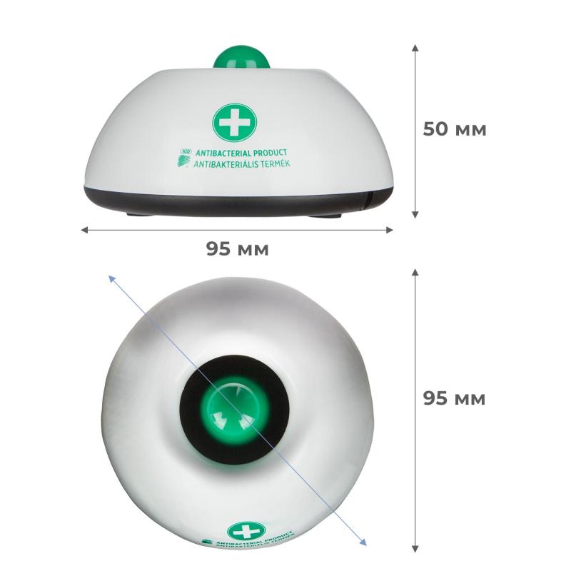 Скрепочница магнитная ANTIBACTERIAL PAPERCLIP HOLDER открытая Венгрия