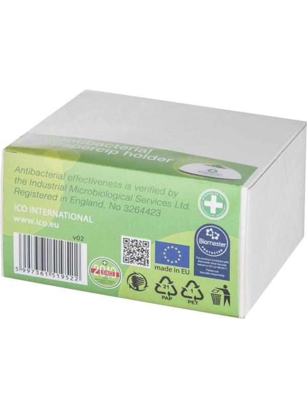 Скрепочница магнитная ANTIBACTERIAL PAPERCLIP HOLDER открытая Венгрия