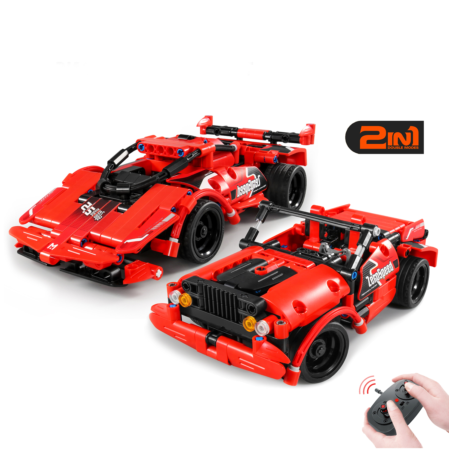 Радиоуправляемый конструктор iM.Master «Гоночный автомобиль 2 в 1» 8025 / 351 деталь
