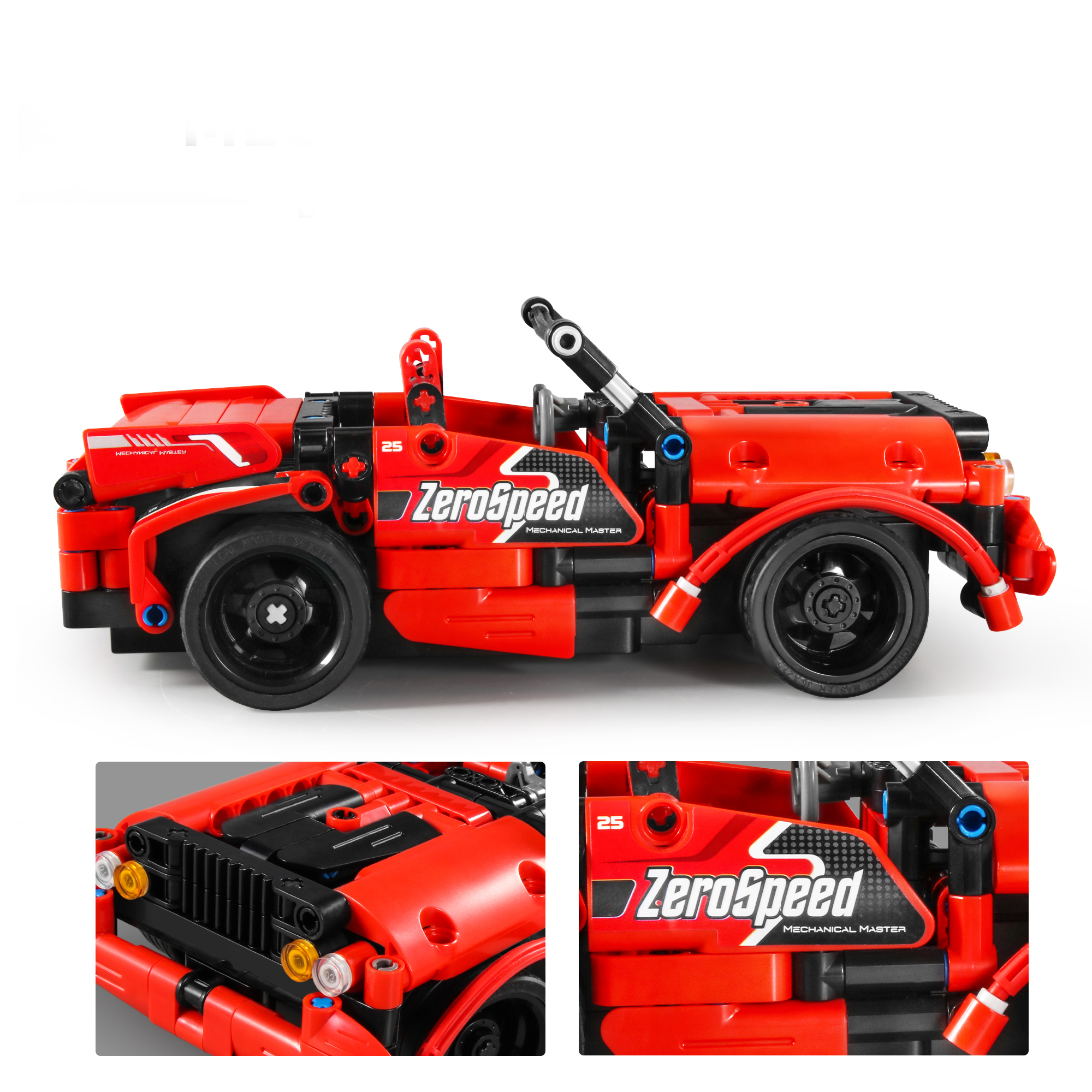 Радиоуправляемый конструктор iM.Master «Гоночный автомобиль 2 в 1» 8025 / 351 деталь