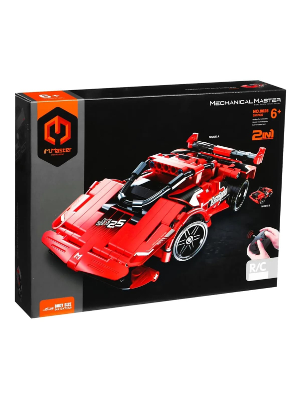 Радиоуправляемый конструктор iM.Master «Гоночный автомобиль 2 в 1» 8025 / 351 деталь