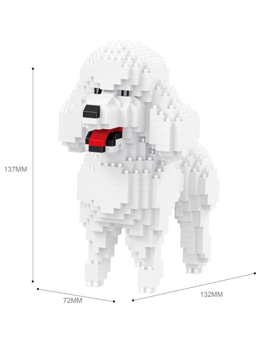 Конструктор 3D Balody «Пудель» 18246 / 790 деталей