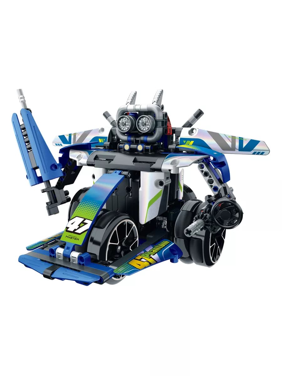 Радиоуправляемый конструктор Qihui «Гоночная машина» 8047 / 518 деталей