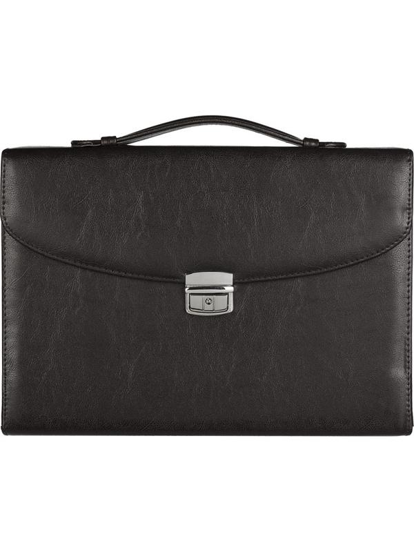 Портфель ПРОФИ 388 имп.кож/зам, черный 37х27