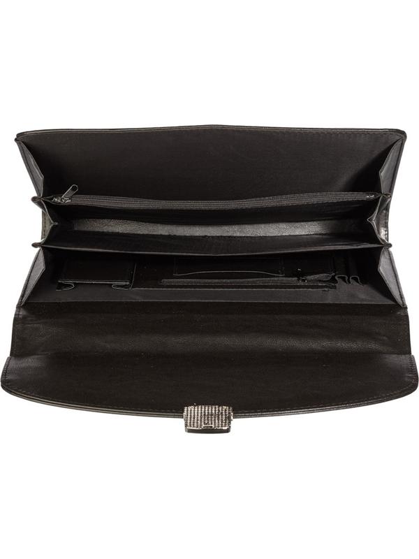 Портфель ПРОФИ 388 имп.кож/зам, черный 37х27