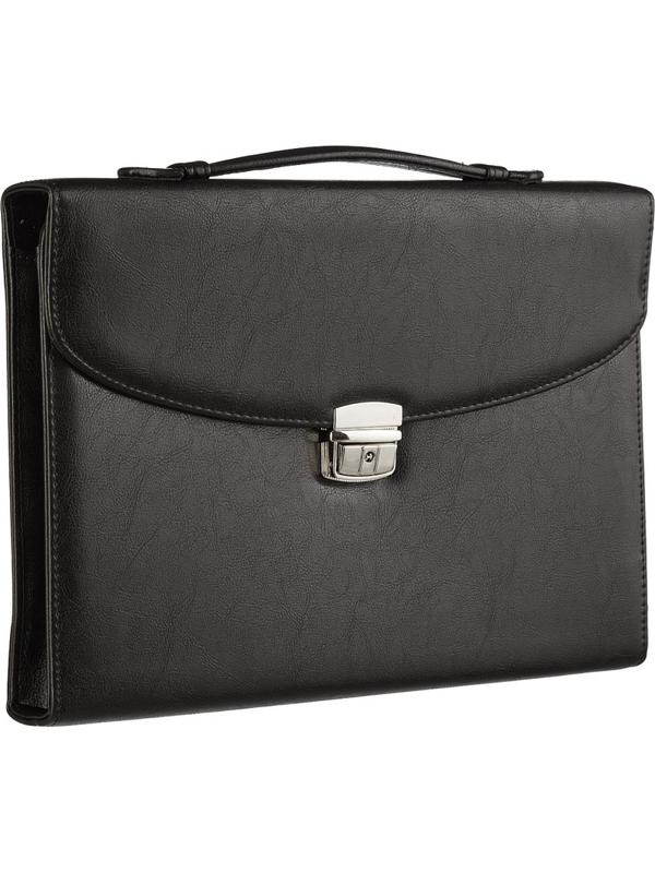 Портфель ПРОФИ 388 имп.кож/зам, черный 37х27