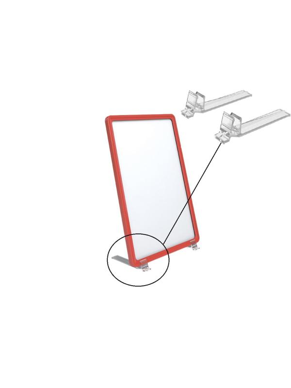 Держатель информации под углом 75 настольный 20 шт.уп.