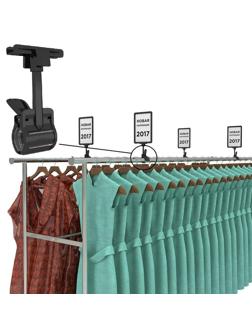 Держатель ценн. пластик. рамки универсал. CLAMP-T,