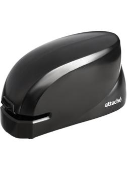 Степлер электрический Attache Leader до 20 лист, черный, адаптер/батарейки