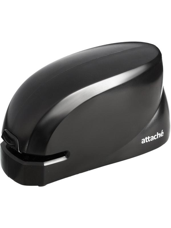 Степлер электрический Attache Leader до 20 лист, черный, адаптер/батарейки
