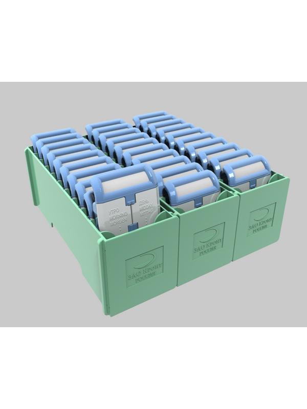 Кассетница+10 таблетниц (комплект) КРОНТ