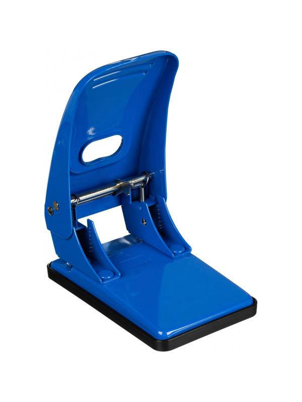 Дырокол Attache Economy до 60 листов, с линейкой, металл, синий