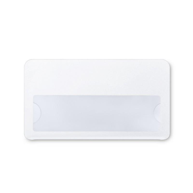 Бейдж с окном для сменной информации,  булавка, размер70x40 мм с загибушкой