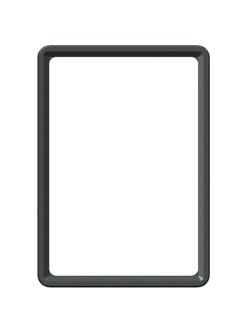 Рамка пластиковая А5, черный, 10шт/уп 102005-10