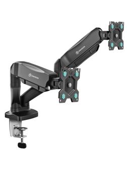 Кронштейн Onkron G160, TV 13-32, для 2-ух мон, газлифт, настольный, чер