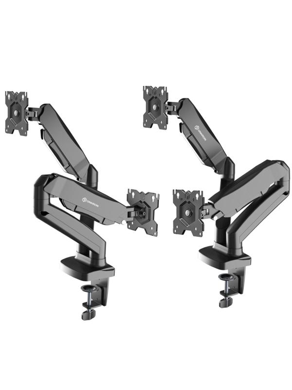 Кронштейн Onkron G160, TV 13-32, для 2-ух мон, газлифт, настольный, чер