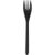 Вилка одноразовая столовая 173,5мм, черная, ПП,  50шт/уп(4032)